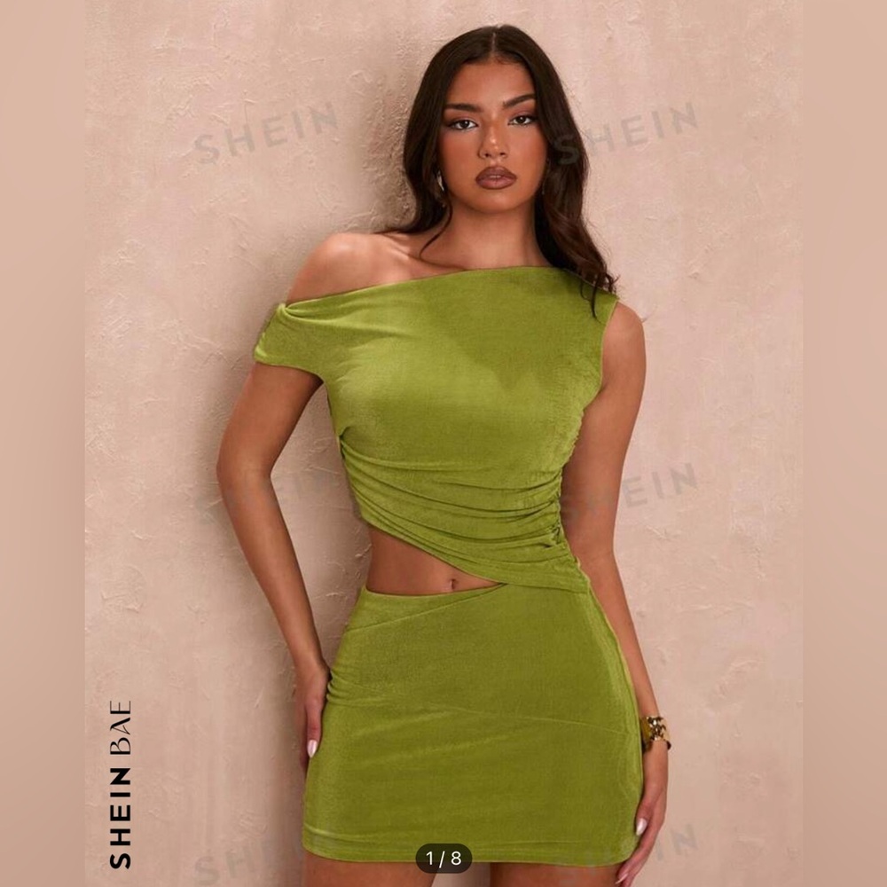 SHEIN 2 piece asymmetrical set
